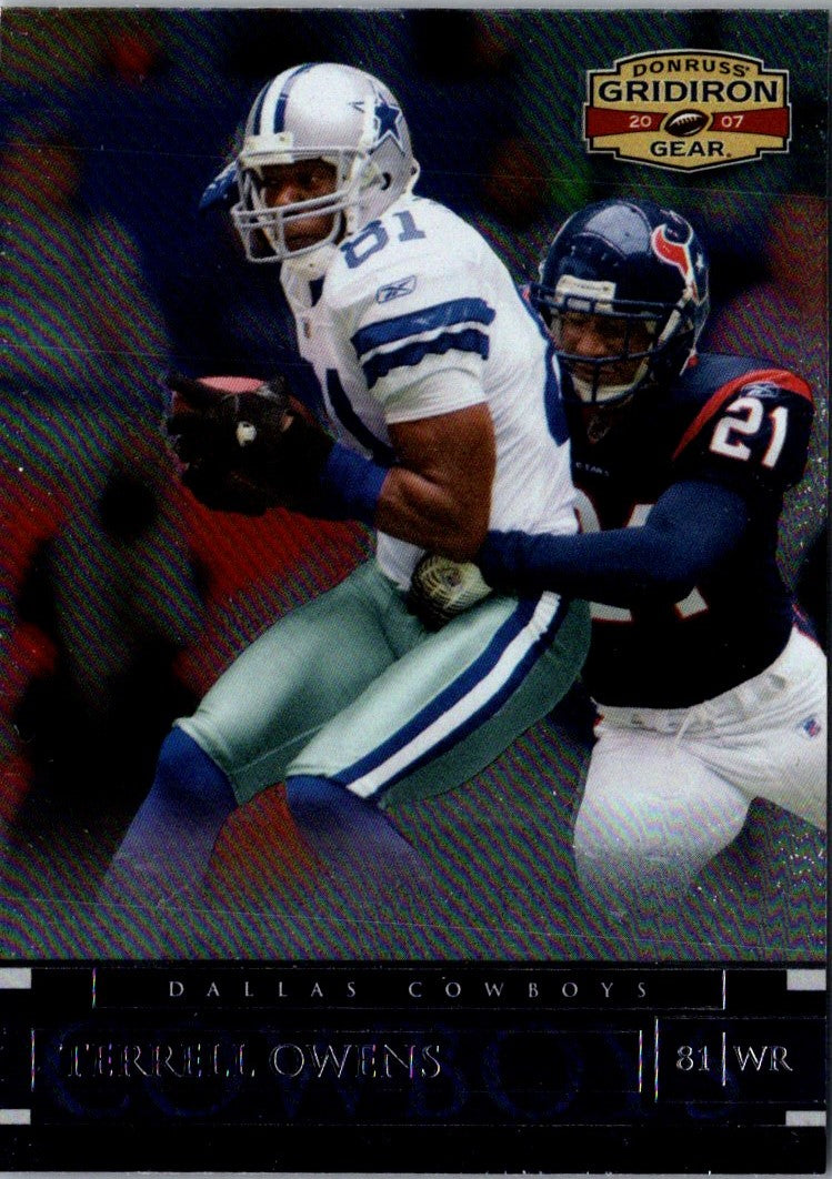 2007 Donruss Gridiron Gear Terrell Owens