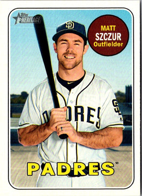 2018 Topps Heritage Matt Szczur #528