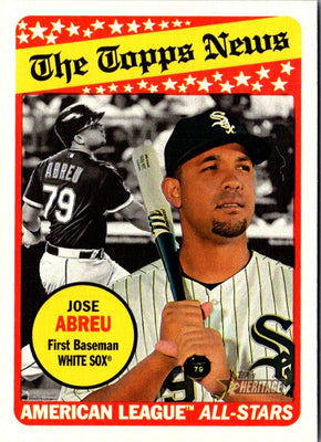2018 Topps Heritage Jose Abreu #377