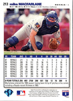 1995 Collector's Choice SE Mike Macfarlane #213