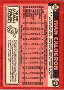 1986 O-Pee-Chee Ivan Calderon