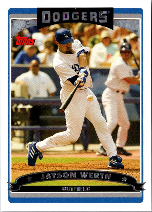 2006 Topps Los Angeles Dodgers Jayson Werth #LAD13