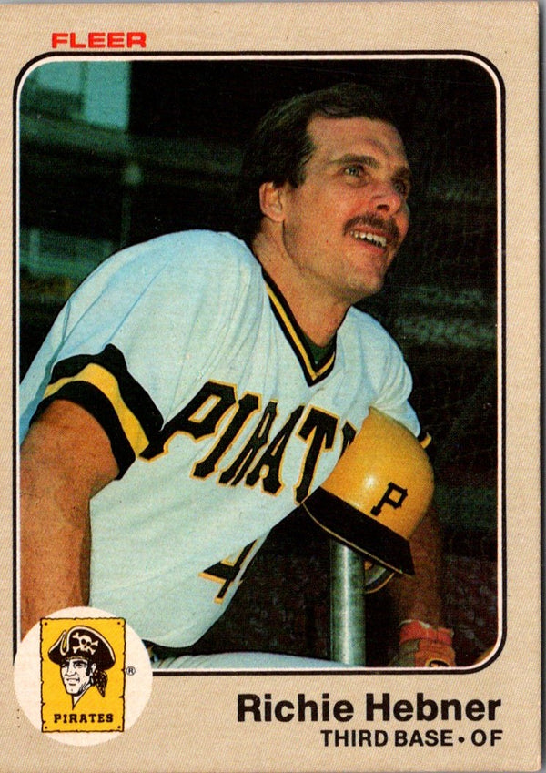 1983 Fleer Richie Hebner #307