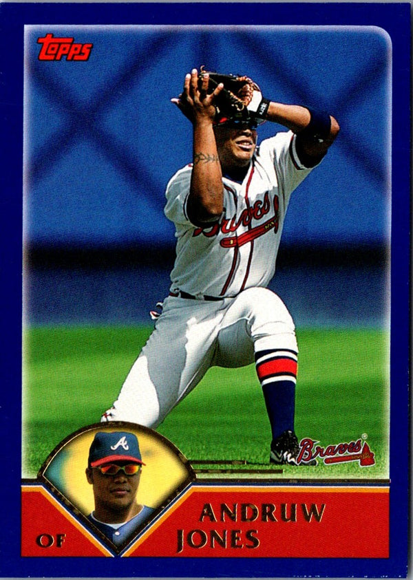 2002 Topps Pristine Andruw Jones #13