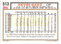 1992 Topps Kevin Bass #513