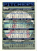1996 Topps Jeff D'Amico/Marty Janzen/Gary Rath/Clint Sodowsky #429 Rookie