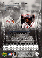 2000 Upper Deck Black Diamond Brian Jordan #11 EX