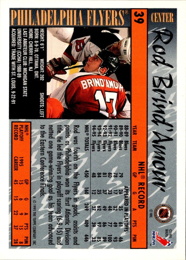 1995 Topps Rod Brind'Amour