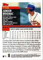 2000 Topps Traded & Rookies Junior Brignac #T49 Rookie