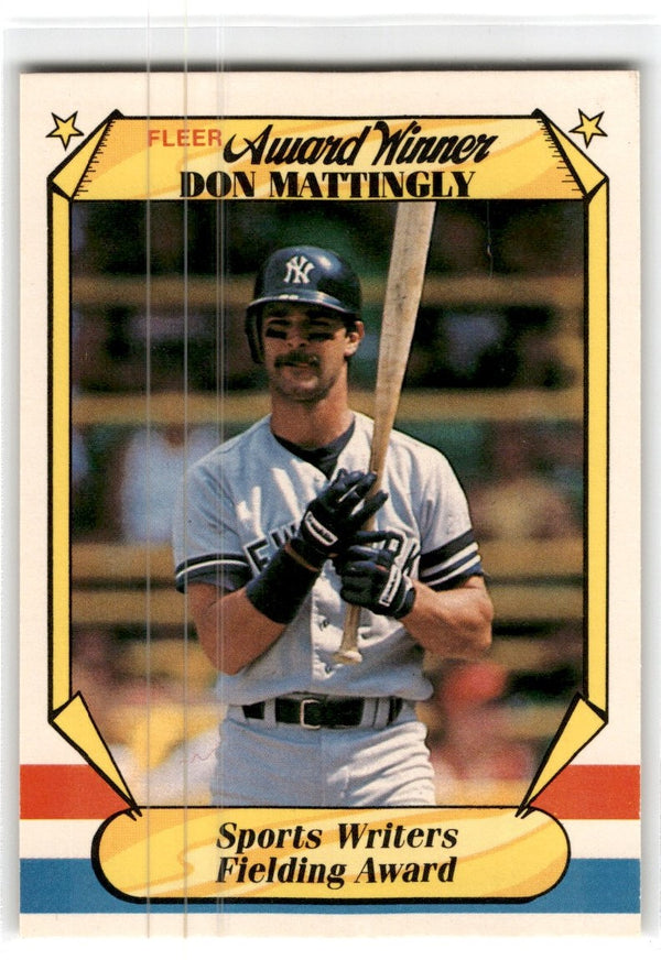 1987 Fleer Award Winners Don Mattingly #24