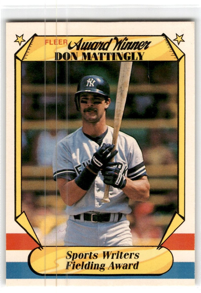 1987 Fleer Award Winners Don Mattingly