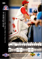 1995 Upper Deck Minors Jon Zuber #203