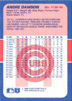 1989 Fleer Exciting Stars Andre Dawson #11