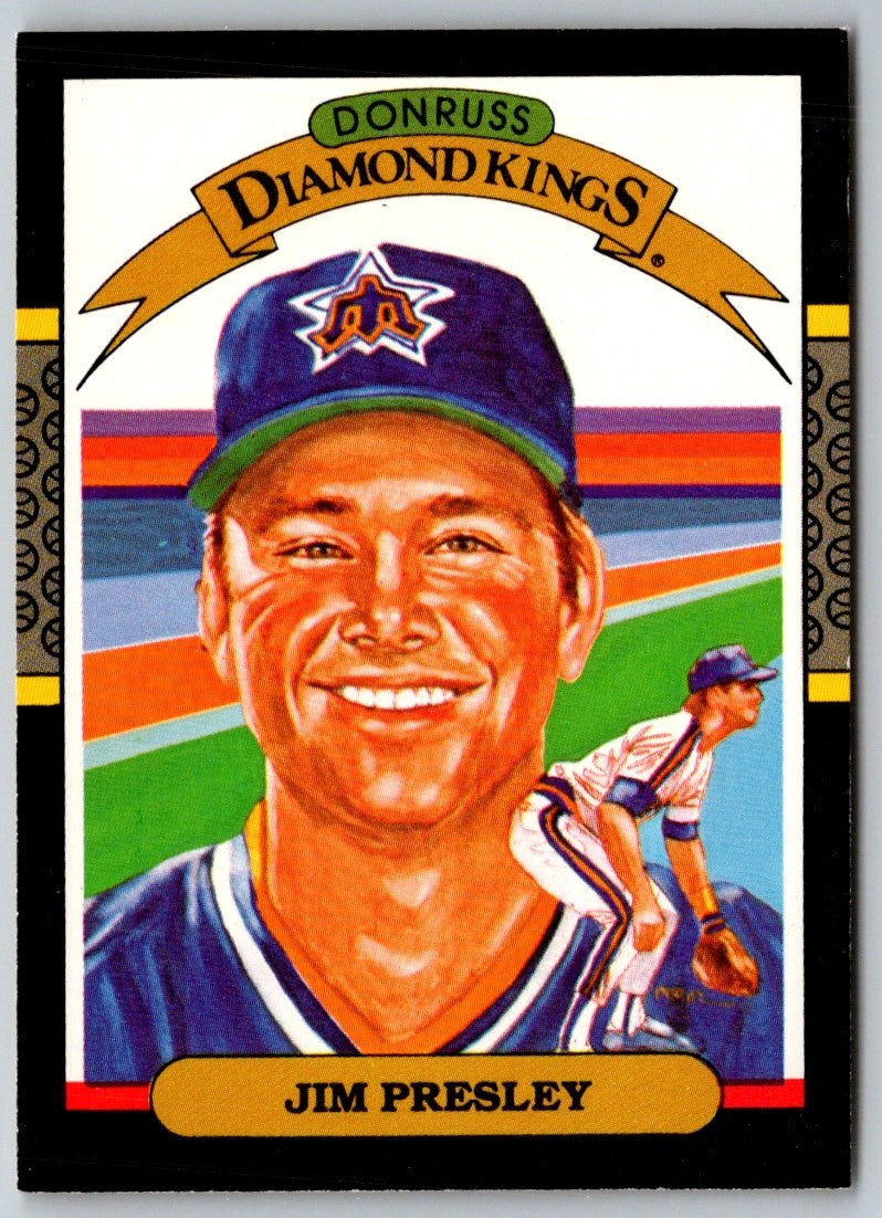 1987 Donruss Diamond King Jim Presley