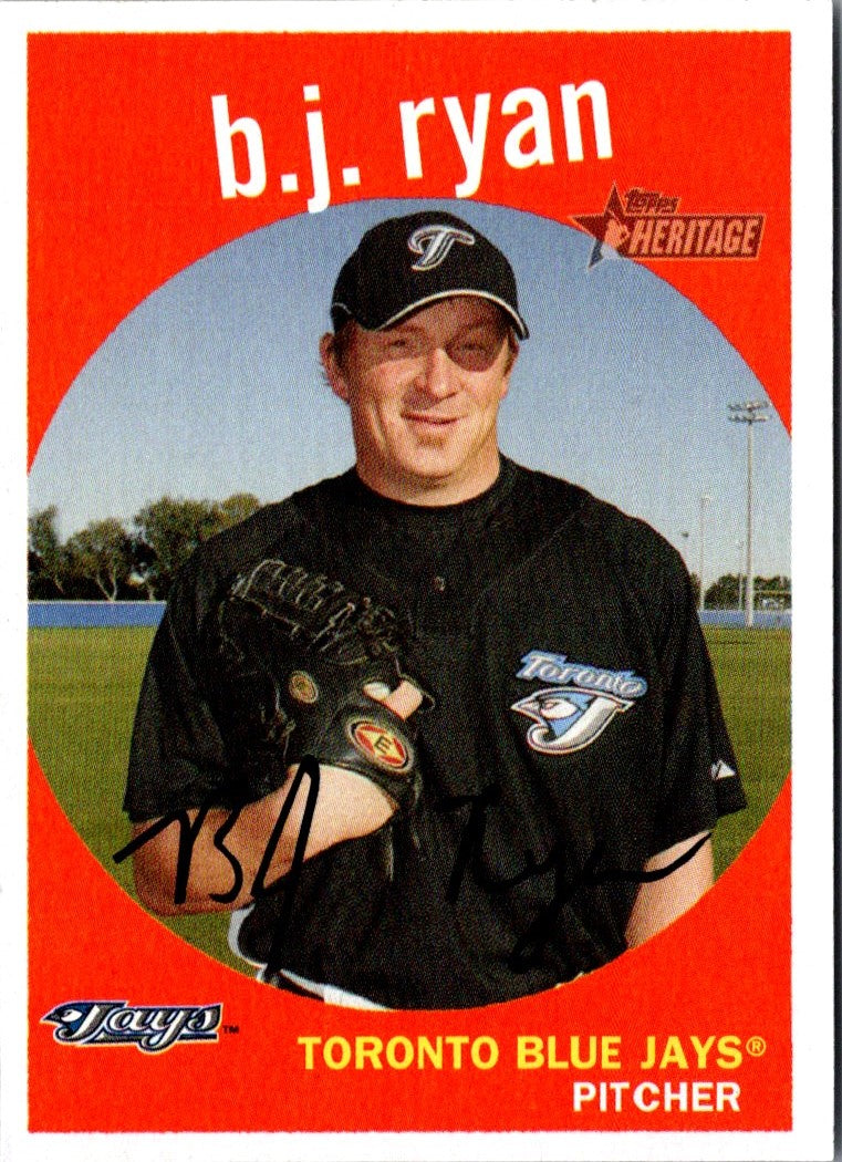 2008 Topps Heritage B.J. Ryan