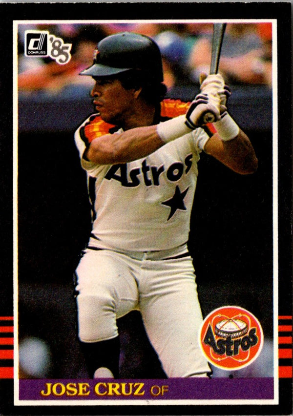 1985 Donruss Jose Cruz #304