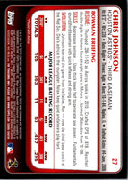 2011 Bowman Chris Johnson #27