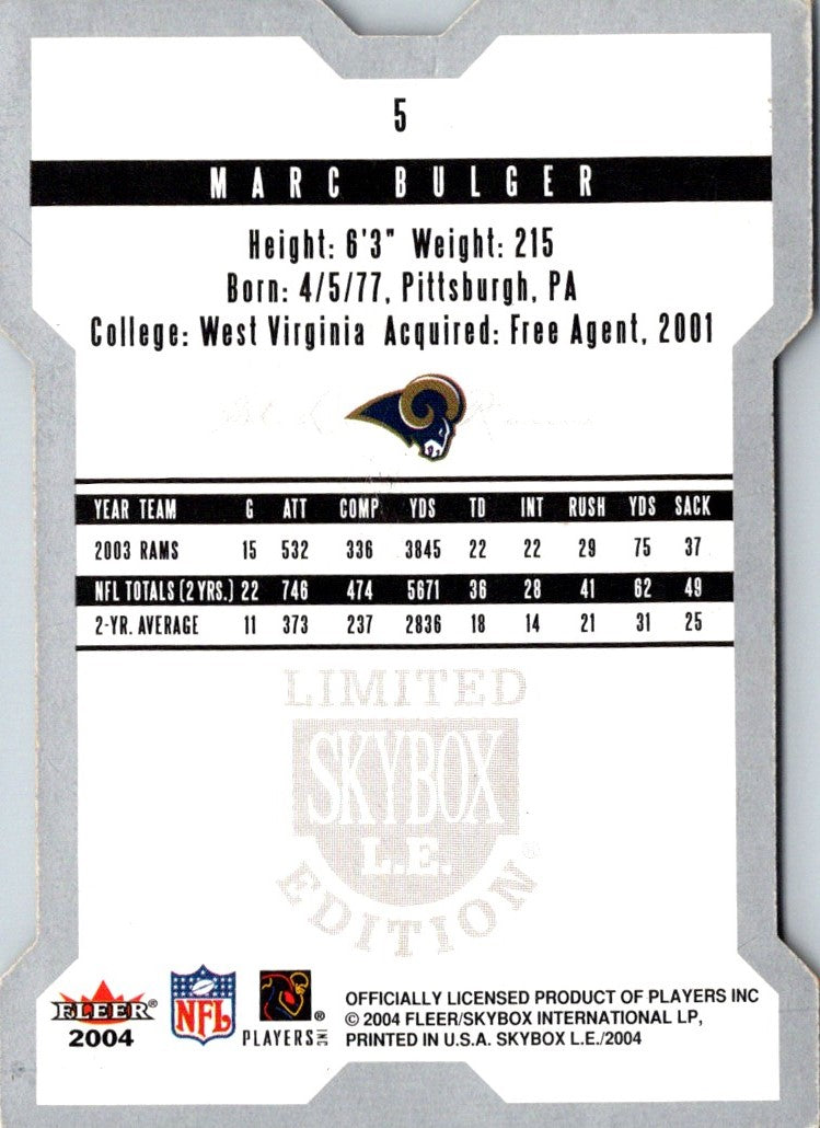 2004 SkyBox LE Marc Bulger