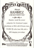 2015 Topps Gypsy Queen Alexei Ramirez #225
