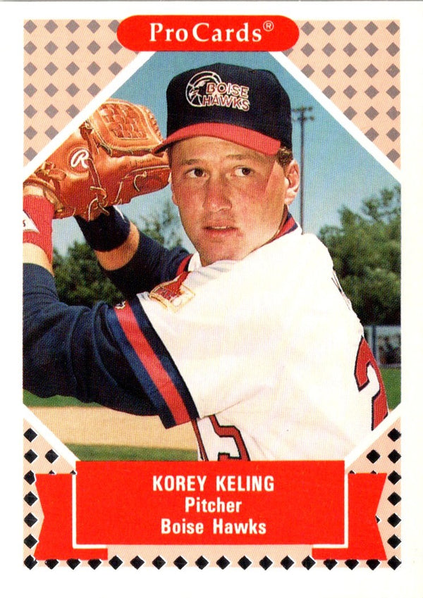 1991 ProCards Tomorrow's Heroes Korey Keling #37