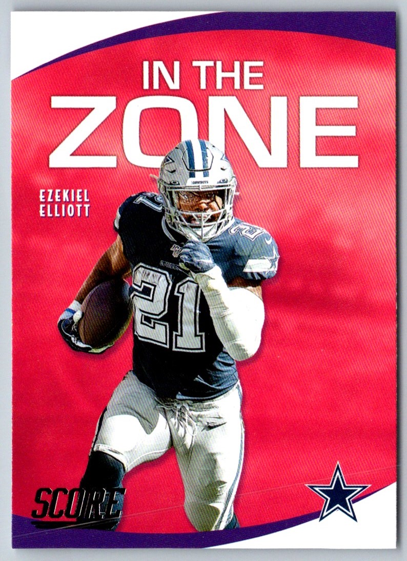 2020 Score In the Zone Gold Ezekiel Elliott