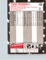 1988 Fleer Star Stickers Todd Worrell #122