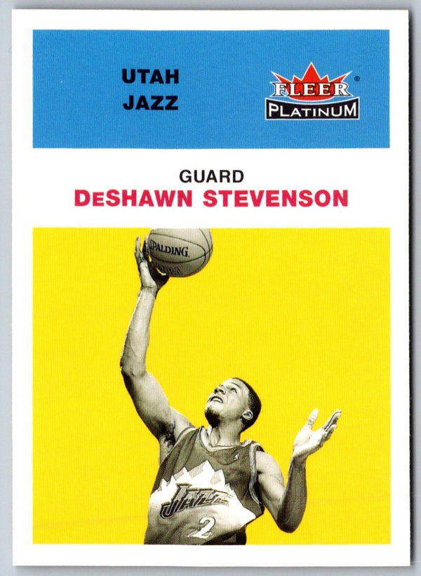 2001 Fleer Platinum DeShawn Stevenson #154