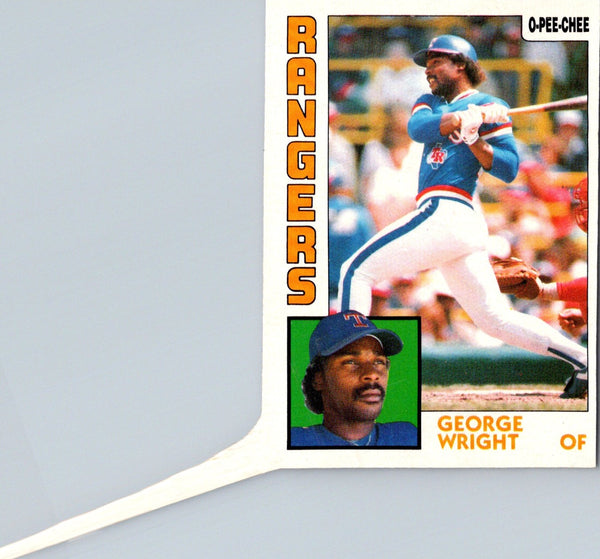 1984 O-Pee-Chee George Wright #314
