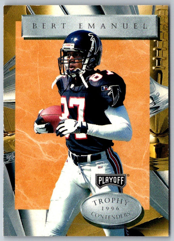 1996 Playoff Trophy Contenders Bert Emanuel #53