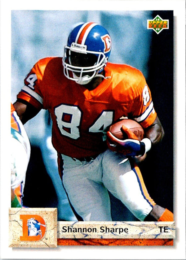 1992 Upper Deck Shannon Sharpe #499