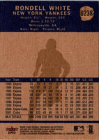 2002 Fleer Tradition Update Rondell White #U238