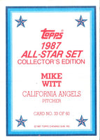 1987 Topps Glossy Mike Witt #33