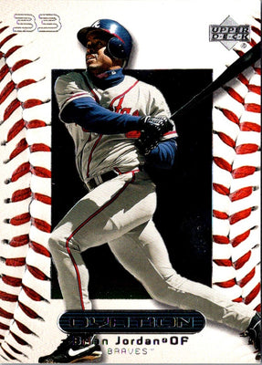 2000 Upper Deck Black Diamond Brian Jordan #11 EX