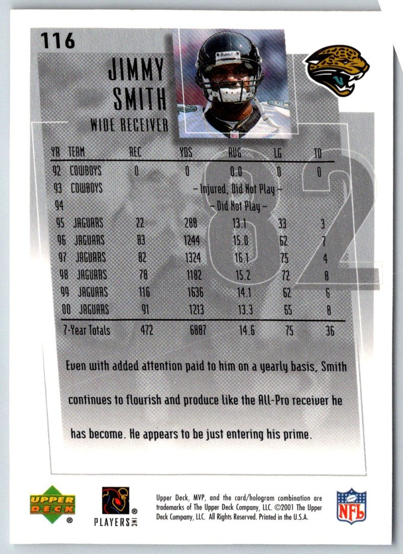 2001 Upper Deck MVP Jimmy Smith