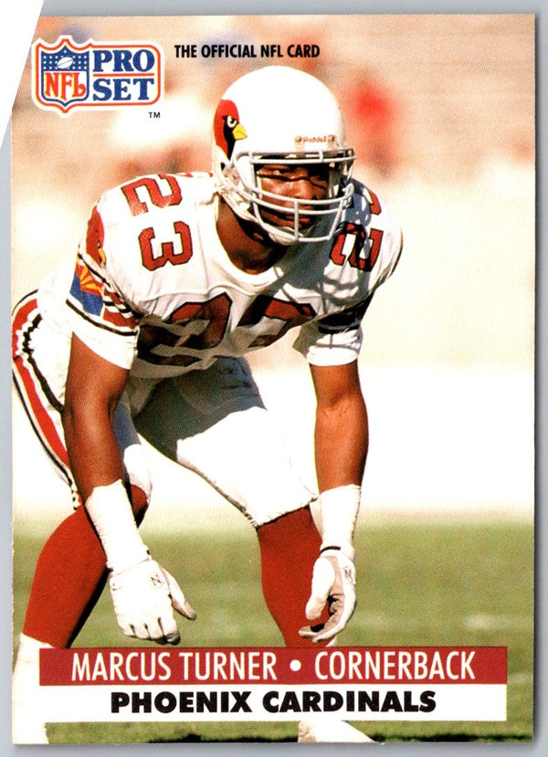 1991 Pro Set Marcus Turner #269 Rookie