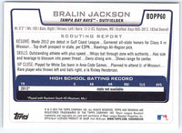 2012 Bowman Bralin Jackson #BDPP60