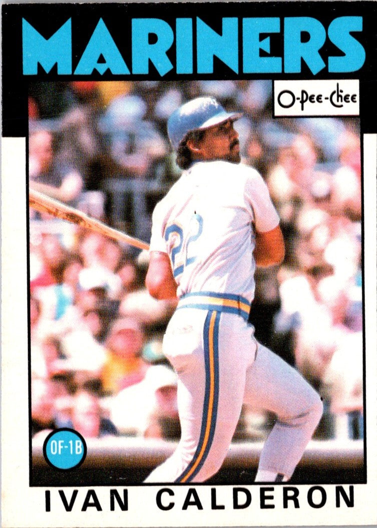 1986 O-Pee-Chee Ivan Calderon