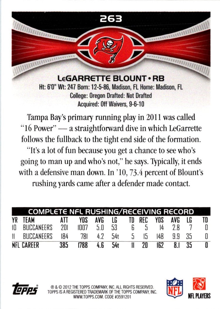 2012 Topps LeGarrette Blount