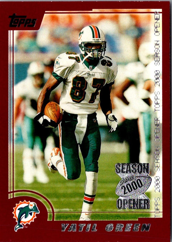 2000 Topps Season Opener Yatil Green #174
