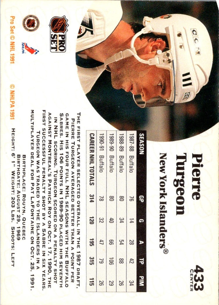 1991 Pro Set Pierre Turgeon