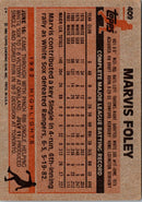 1983 Topps Marvis Foley