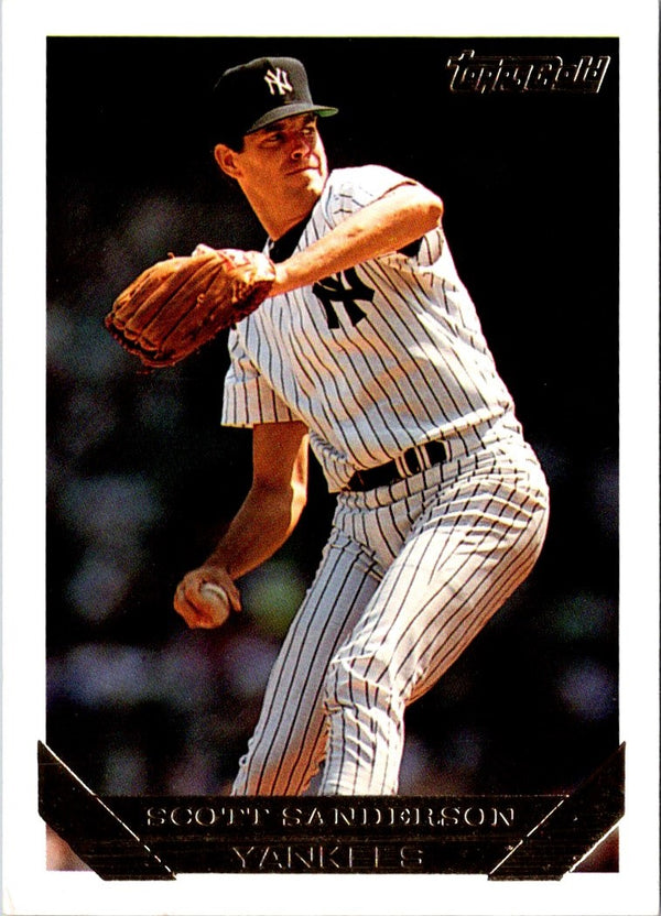 1993 Topps Gold Scott Sanderson #525