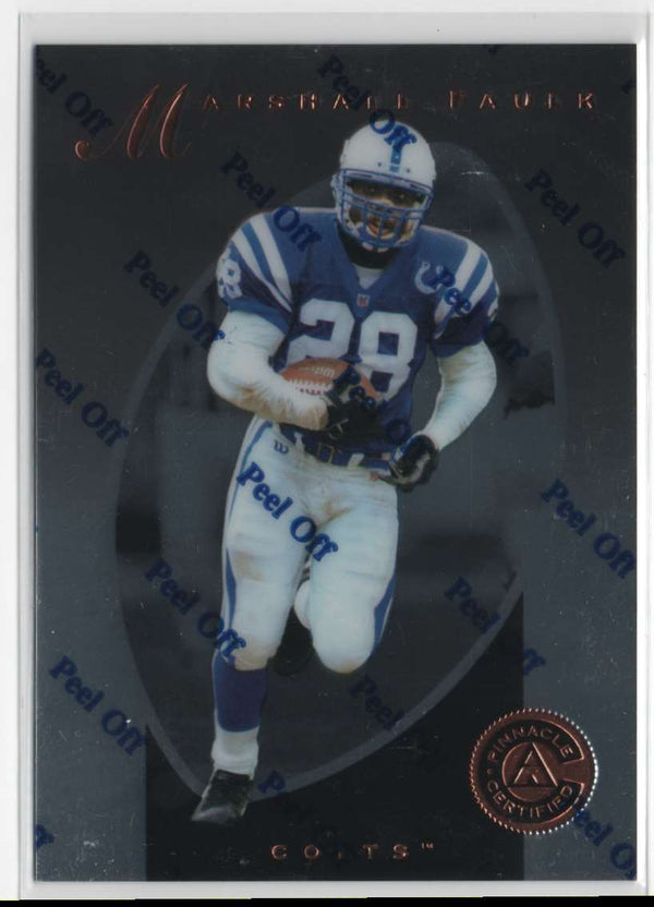 1997 Pinnacle Certified Marshall Faulk #94 Hot