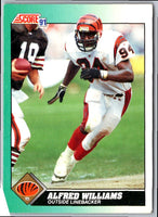 1991 Score Supplemental Alfred Williams #54T Rookie