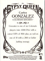 2015 Topps Gypsy Queen Carlos Gonzalez #126