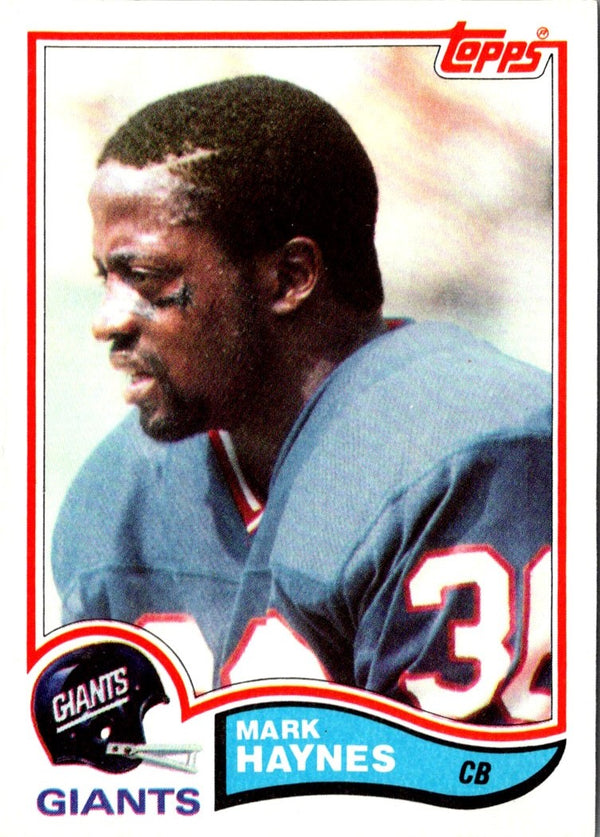 1982 Topps Mark Haynes #422 Rookie