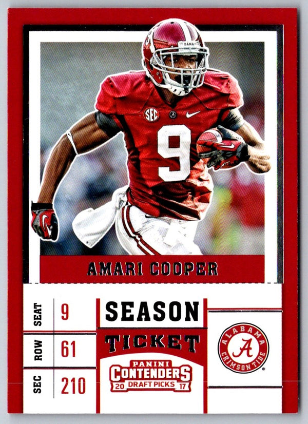 2017 Panini Contenders Draft Picks Amari Cooper #6