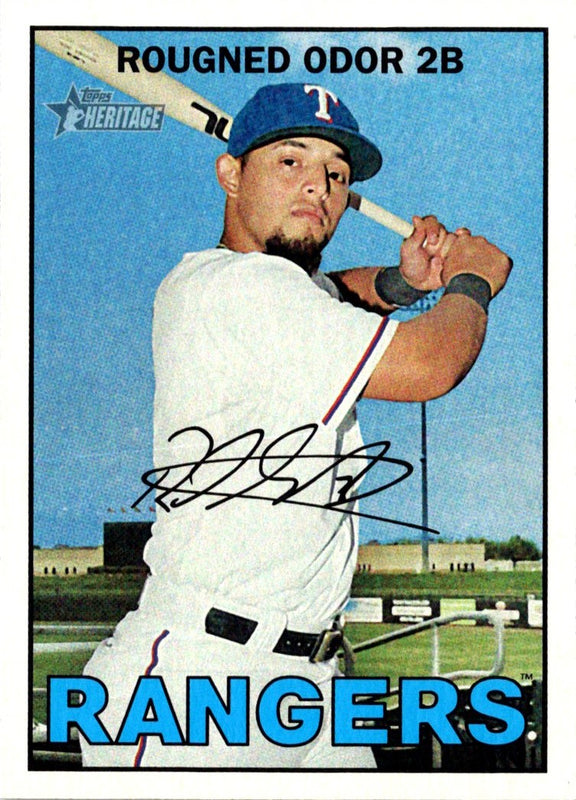 2016 Topps Heritage Rougned Odor #108
