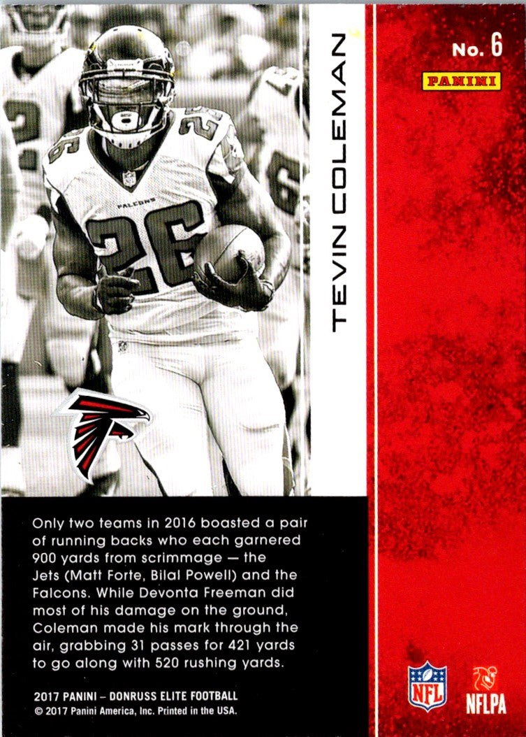 2017 Panini Tevin Coleman/Devonta Freeman