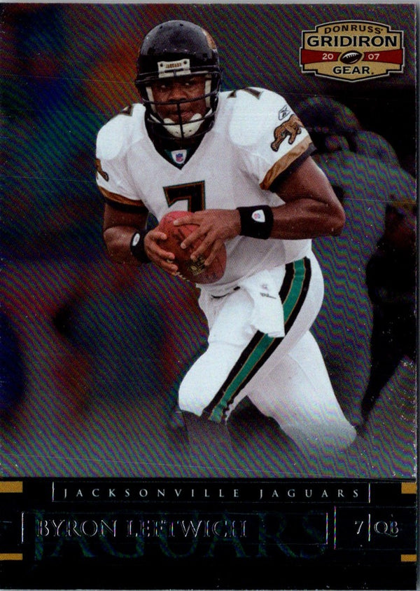 2007 Donruss Gridiron Gear Byron Leftwich #83